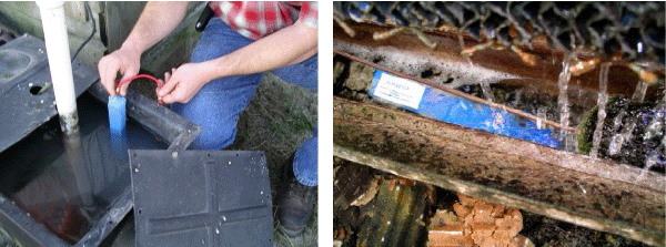 Cooler Guard Placed in the Sump